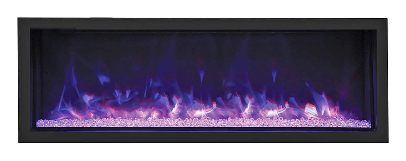StarWood Fireplaces - Remii XT-55 -55-Inch Extra Tall Indoor-Outdoor Built-in Electric Fireplace -