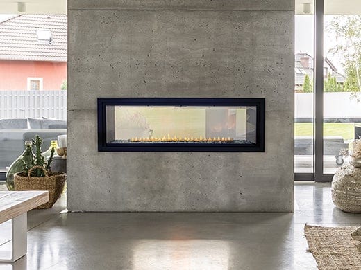 StarWood Fireplaces - Empire 60-inch Boulevard Vent-Free See-Through Gas Fireplaces -