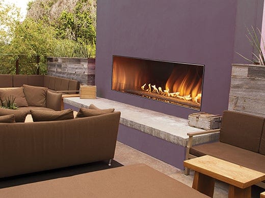 StarWood Fireplaces - Empire Carol Rose Outdoor Linear Gas Fireplaces -