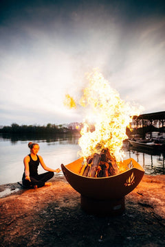 StarWood Fireplaces - Fire Pit Art Namaste -
