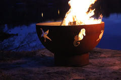 StarWood Fireplaces - Fire Pit Art Sea Creatures - Wood Burning