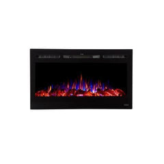 StarWood Fireplaces - Touchstone The Sideline 36 80014-36 Inch Recessed Electric Fireplace -