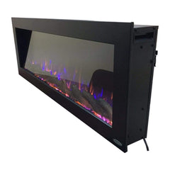 StarWood Fireplaces - Touchstone The Sideline 80017 -50 Inch Recessed/ Wall Mounted Electric Fireplace -