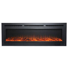 StarWood Fireplaces - Touchstone The Sideline Steel Mesh 80047 60" Recessed Electric Fireplace -