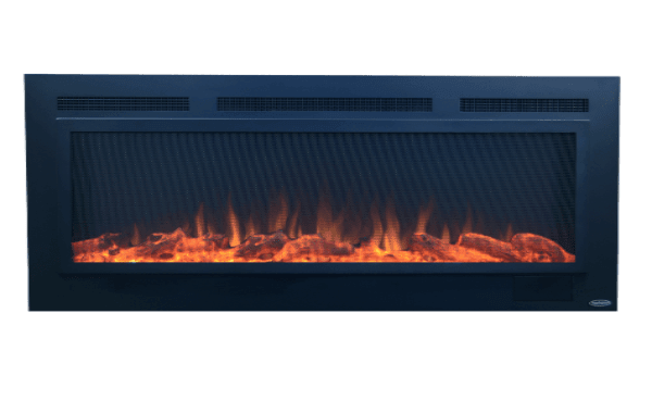StarWood Fireplaces - Touchstone The Sideline Steel Mesh Screen 80013 -50 Inch Recessed Electric Fireplace - No